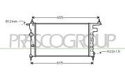 Kühler, Motorkühlung PRASCO OP028R001