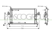 Kühler, Motorkühlung PRASCO OP030R006