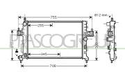 Kühler, Motorkühlung PRASCO OP032R002