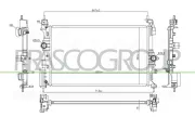 Kühler, Motorkühlung PRASCO OP036R002