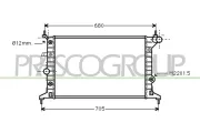 Kühler, Motorkühlung PRASCO OP052R002