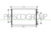 Kondensator, Klimaanlage PRASCO OP056C002