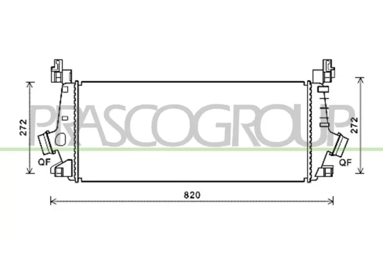 Ladeluftkühler PRASCO OP060N002 Bild Ladeluftkühler PRASCO OP060N002