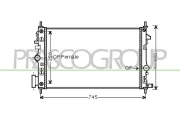 Kühler, Motorkühlung PRASCO OP060R006