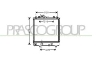 Kühler, Motorkühlung PRASCO OP304R002