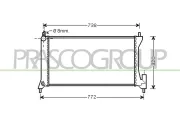 Kühler, Motorkühlung PRASCO OP304R003