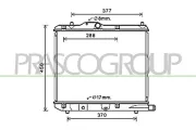 Kühler, Motorkühlung PRASCO OP305R001