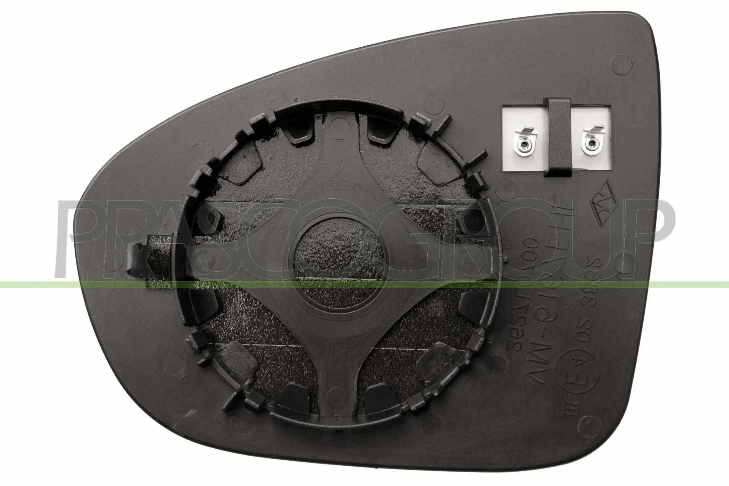 Spiegelglas, Außenspiegel rechts PRASCO OP3547503