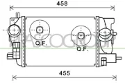 Ladeluftkühler PRASCO OP354N002