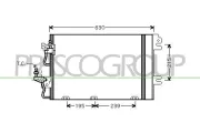 Kondensator, Klimaanlage PRASCO OP410C001