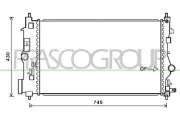 Kühler, Motorkühlung PRASCO OP416R007
