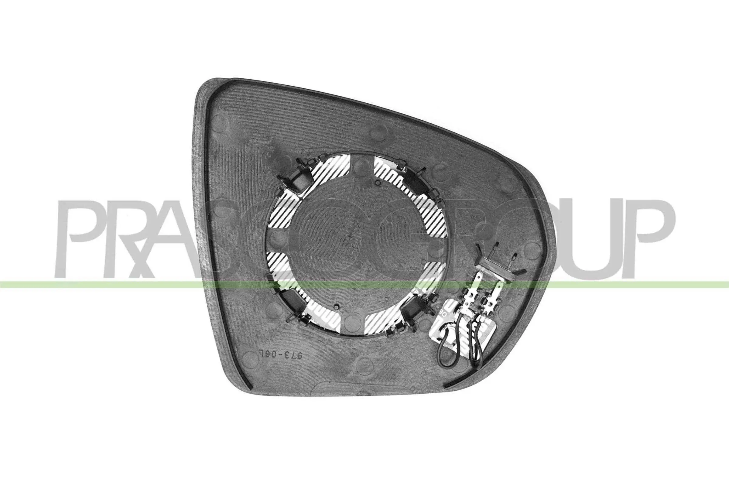 Spiegelglas, Außenspiegel links PRASCO OP8307514
