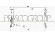 Kühler, Motorkühlung PRASCO OP934R007