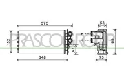 Wärmetauscher, Innenraumheizung PRASCO PG520H001