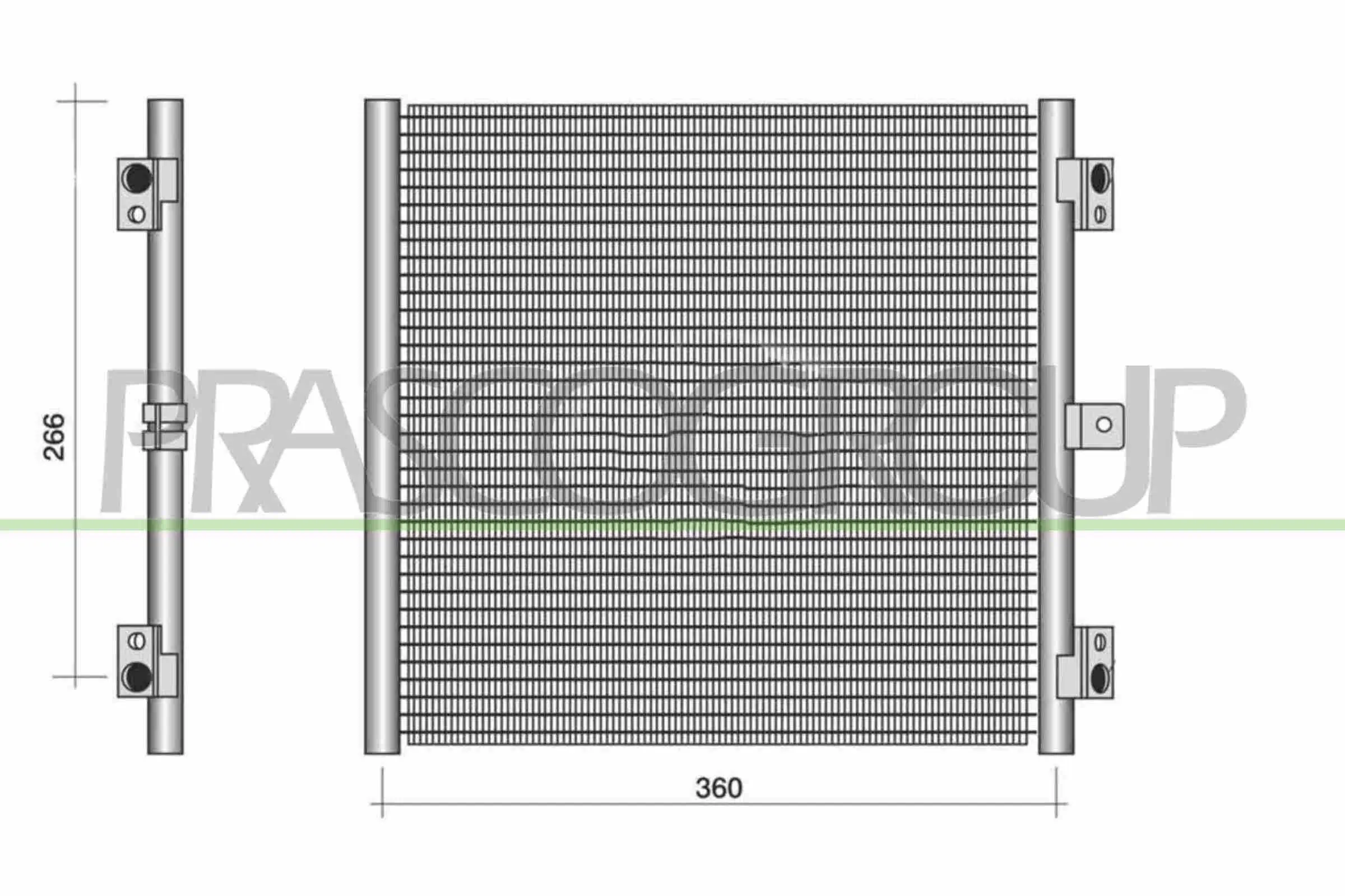 Kondensator, Klimaanlage PRASCO PR506C001