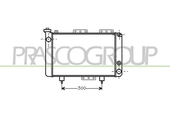 Kühler, Motorkühlung PRASCO RN001R001 Bild Kühler, Motorkühlung PRASCO RN001R001