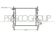 Kühler, Motorkühlung PRASCO RN025R004
