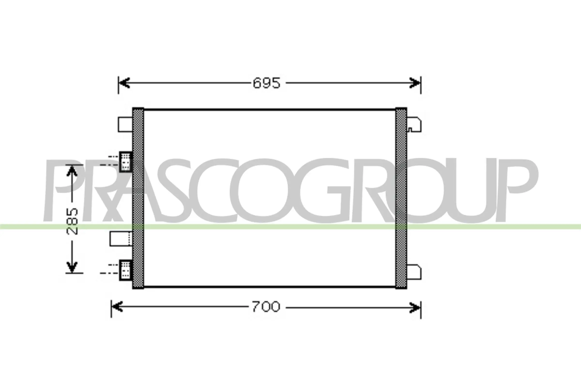 Kondensator, Klimaanlage PRASCO RN032C001