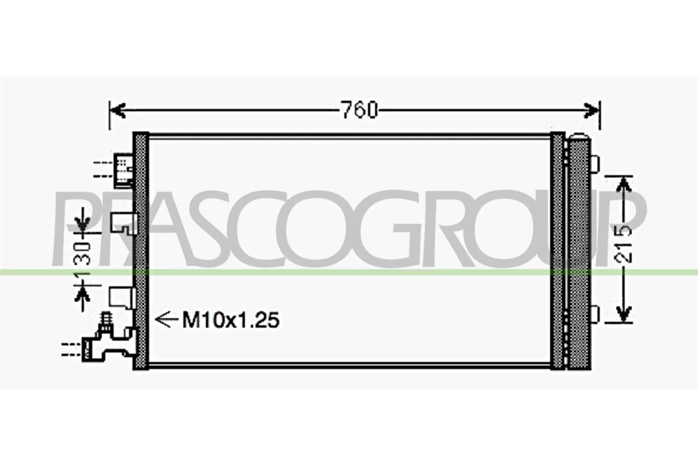 Kondensator, Klimaanlage PRASCO RN034C001
