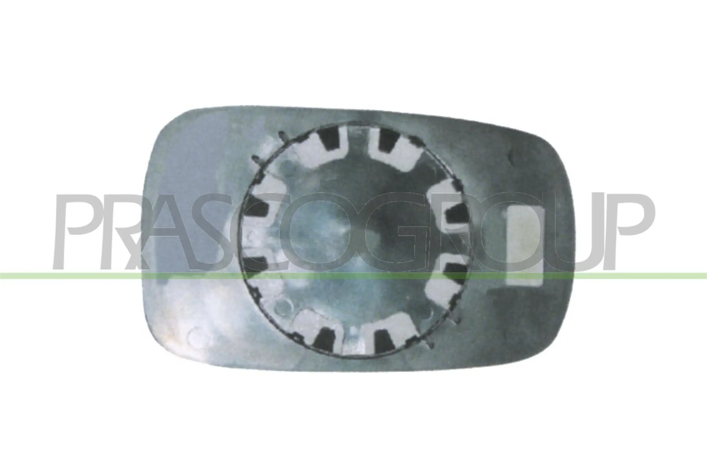 Spiegelglas, Außenspiegel links PRASCO RN0847504