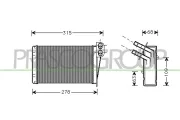 Wärmetauscher, Innenraumheizung PRASCO RN320H001