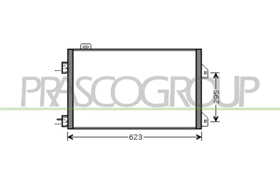 Kondensator, Klimaanlage PRASCO RN322C003 Bild Kondensator, Klimaanlage PRASCO RN322C003