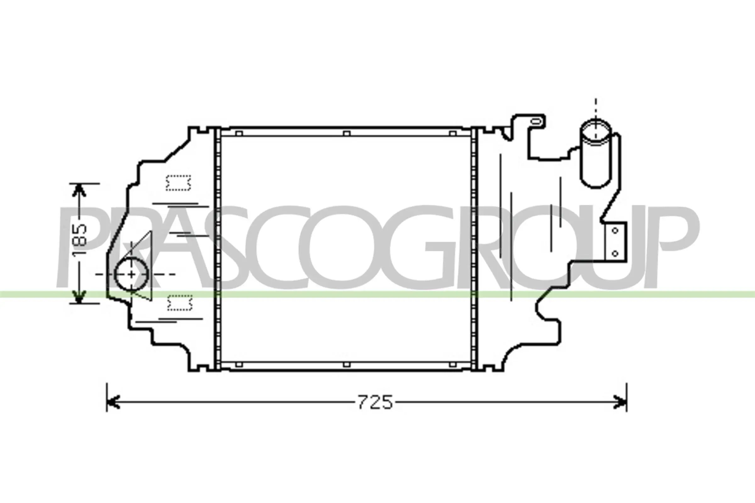 Ladeluftkühler PRASCO RN322N001
