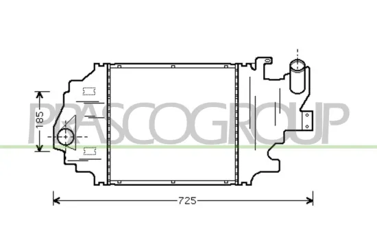 Ladeluftkühler PRASCO RN322N001 Bild Ladeluftkühler PRASCO RN322N001