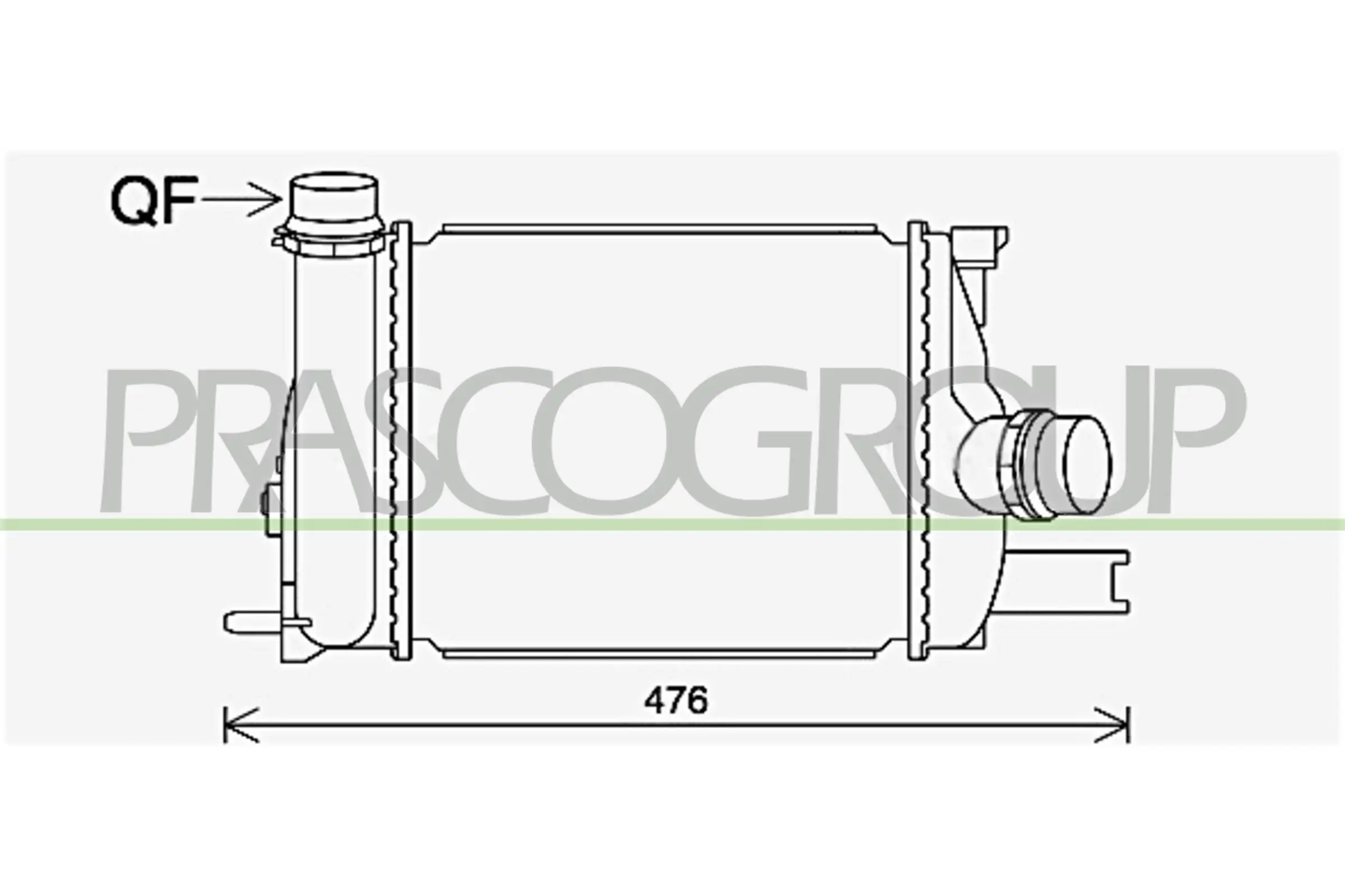 Ladeluftkühler PRASCO RN329N001