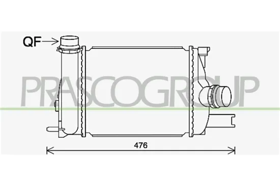 Ladeluftkühler PRASCO RN329N001 Bild Ladeluftkühler PRASCO RN329N001