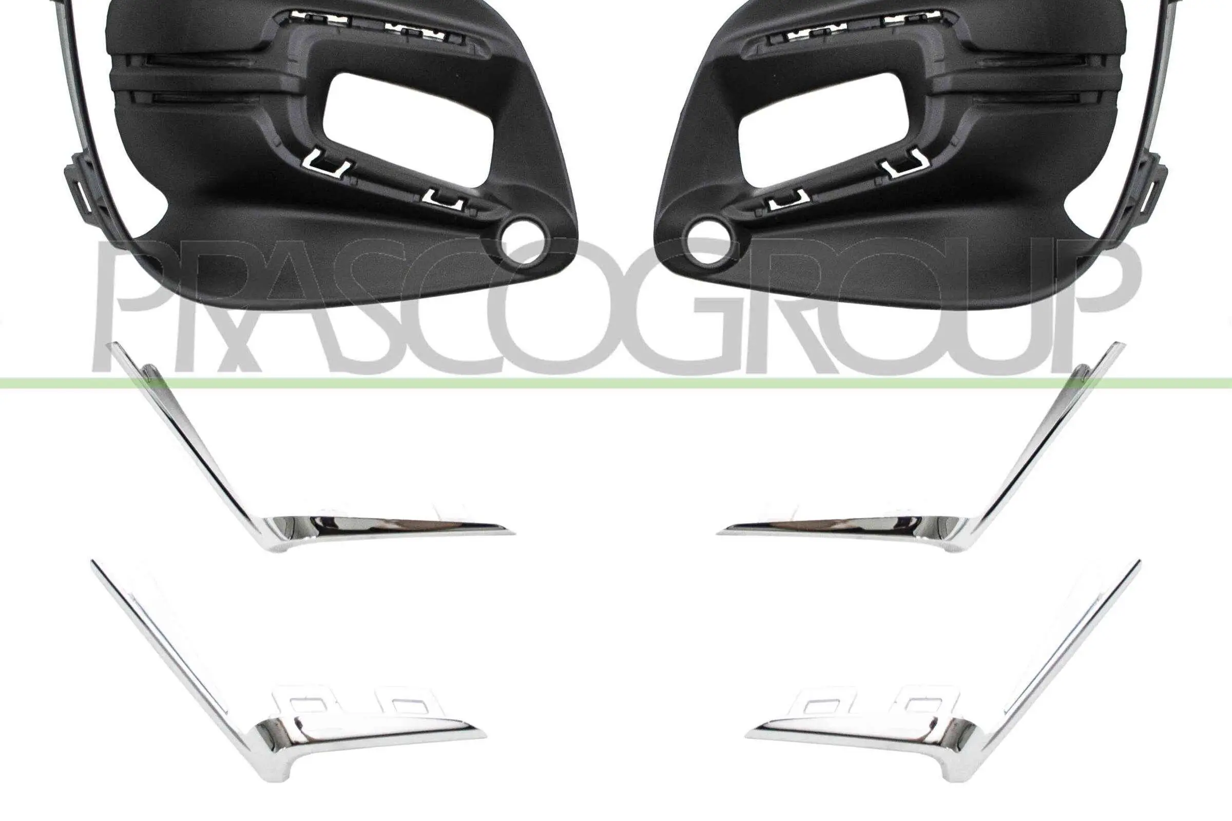 Lüftungsgitter, Stoßfänger vorne links vorne rechts PRASCO RN3322125