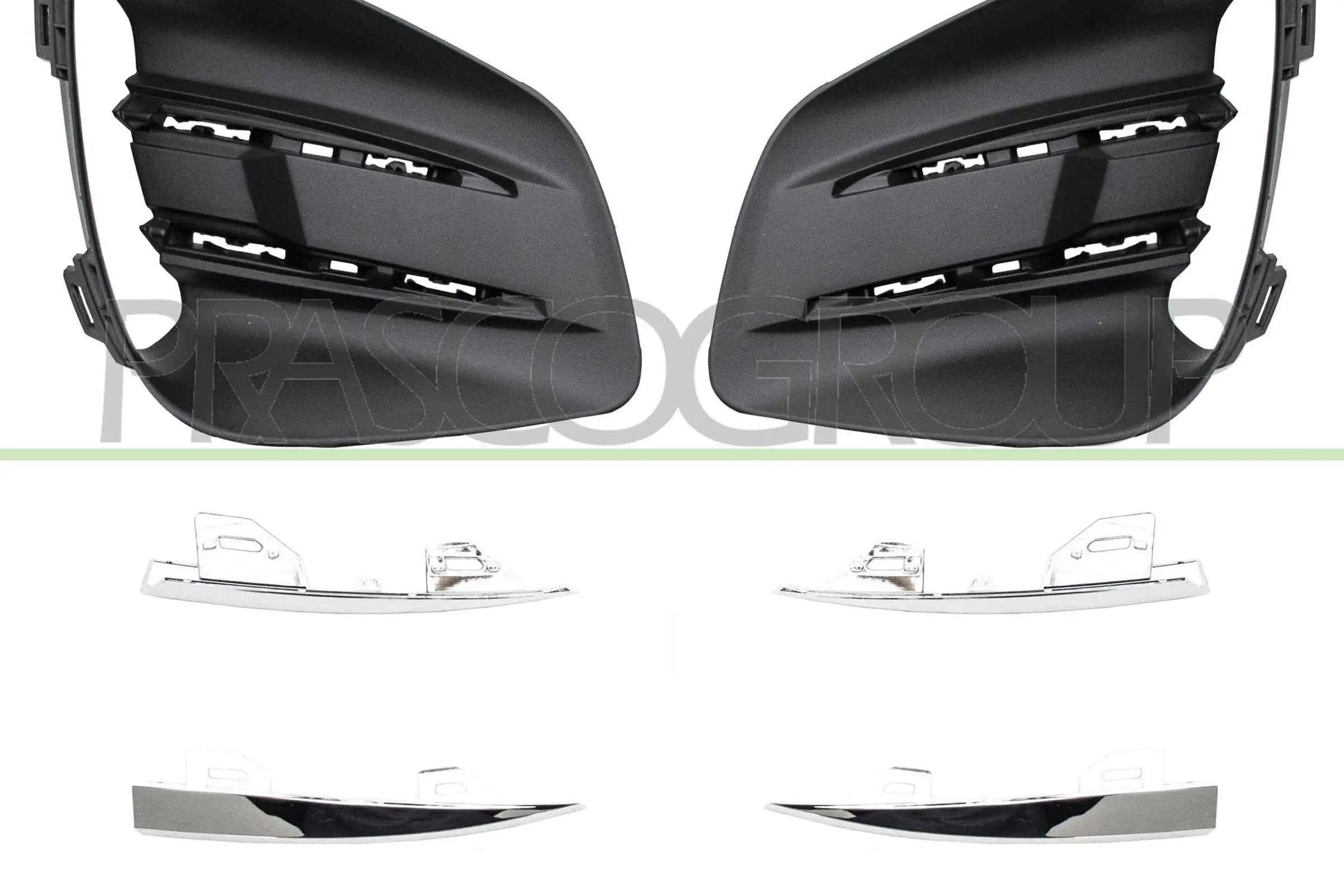 Lüftungsgitter, Stoßfänger vorne links vorne rechts PRASCO RN3322135