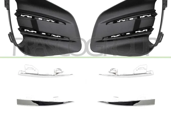 Lüftungsgitter, Stoßfänger vorne links vorne rechts PRASCO RN3322135 Bild Lüftungsgitter, Stoßfänger vorne links vorne rechts PRASCO RN3322135