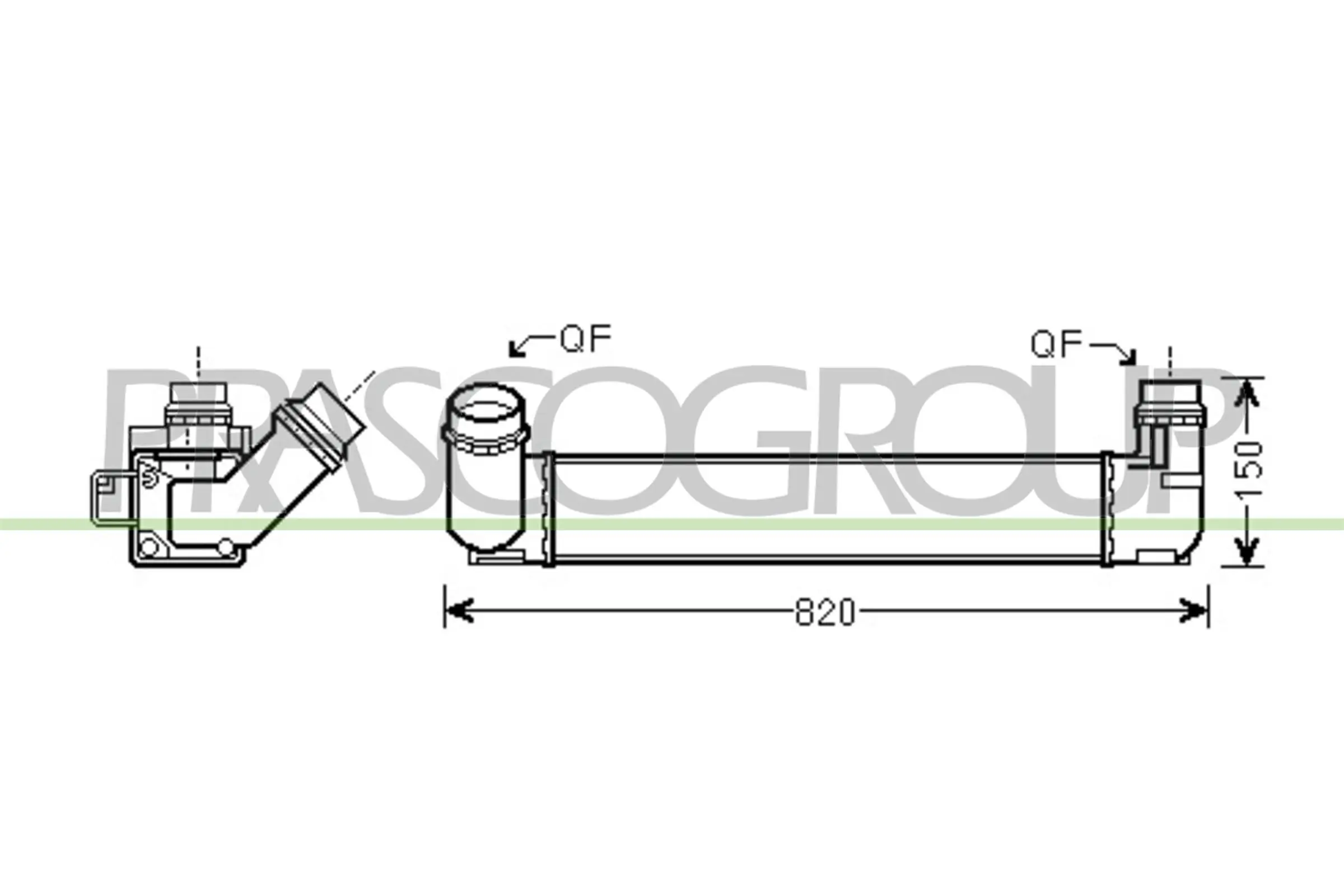 Ladeluftkühler PRASCO RN424N002