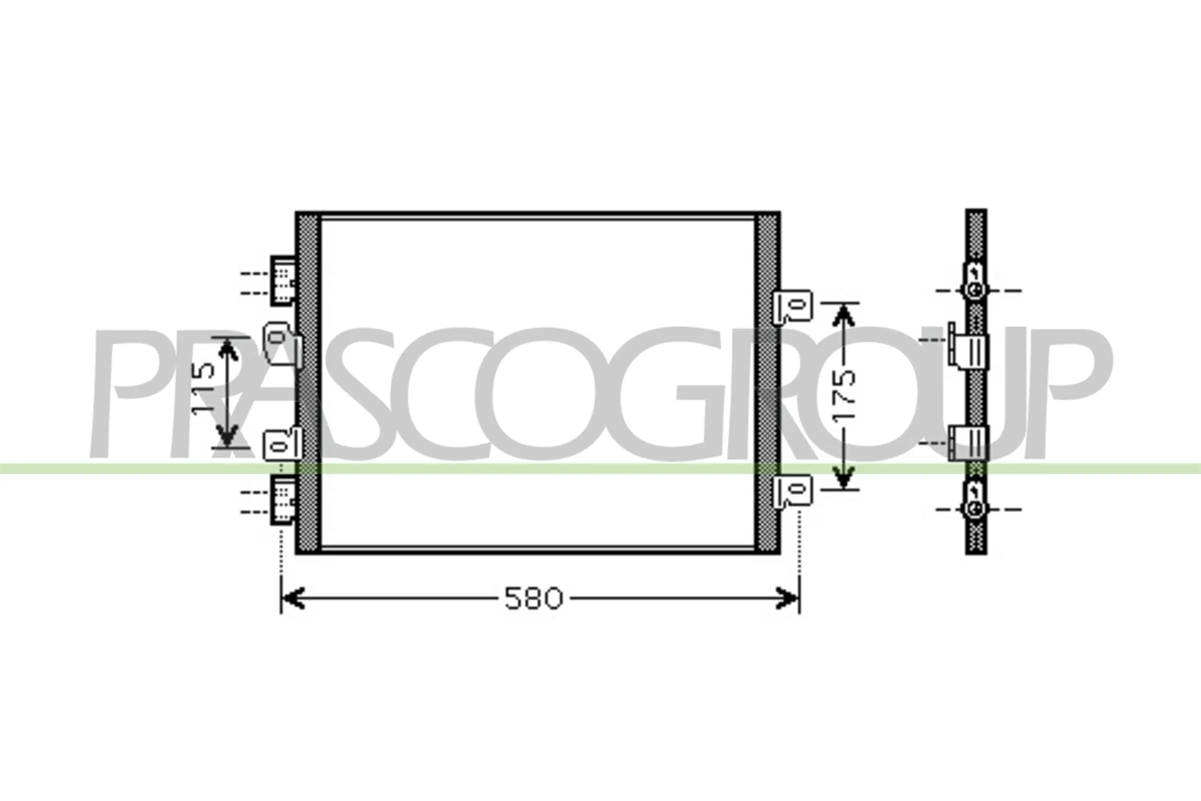 Kondensator, Klimaanlage PRASCO RN916C003