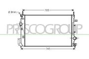 Kühler, Motorkühlung PRASCO SA017R001