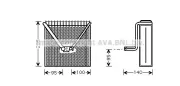 Verdampfer, Klimaanlage PRASCO SAV011