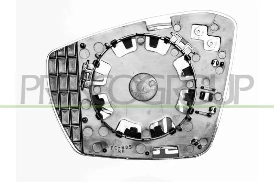 Spiegelglas, Außenspiegel rechts PRASCO SK0307513 Bild Spiegelglas, Außenspiegel rechts PRASCO SK0307513