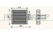 Wärmetauscher, Innenraumheizung PRASCO SK320H001