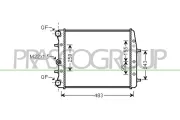 Kühler, Motorkühlung PRASCO SK320R001