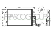 Kondensator, Klimaanlage PRASCO SK418C001