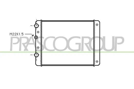 Kühler, Motorkühlung PRASCO ST001R004 Bild Kühler, Motorkühlung PRASCO ST001R004