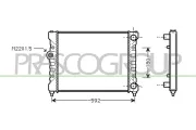 Kühler, Motorkühlung PRASCO ST027R005