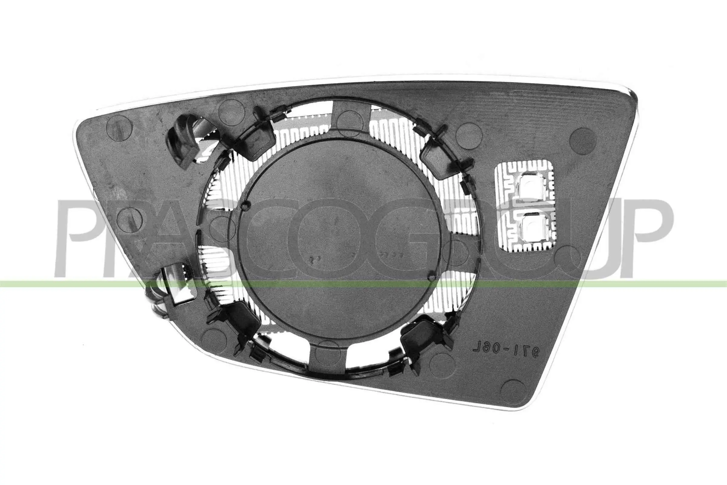 Spiegelglas, Außenspiegel rechts PRASCO ST4267513
