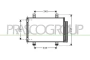 Kondensator, Klimaanlage PRASCO SZ034C001
