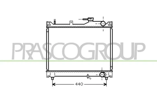 Kühler, Motorkühlung PRASCO SZ054R007 Bild Kühler, Motorkühlung PRASCO SZ054R007
