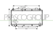 Kühler, Motorkühlung PRASCO TY283R008