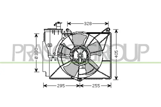 Lüfter, Motorkühlung PRASCO TY320F004 Bild Lüfter, Motorkühlung PRASCO TY320F004