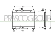 Kühler, Motorkühlung PRASCO TY320R001