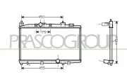 Kühler, Motorkühlung PRASCO TY324R003